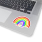 1 Pcs Sticker Decor Be Kind Rainbow Vinyl Waterproof Sticker Kindness Diversity Kiss-Cut Stickers | Pride | Rainbow | LGBTQ | Sticker size custom Sticker for Laptop Decal Wall Laptop Bumper Sticker, c