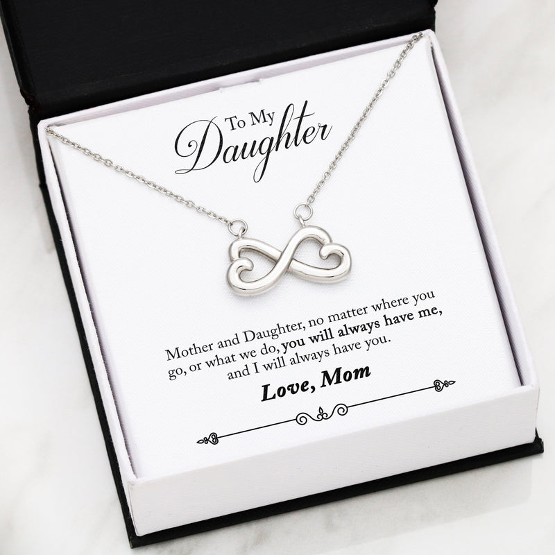 Infinity Heart Necklace 40-Mom-2-Daughter-Always