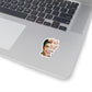 1 Pcs Sticker Decor Frida Kahlo Quote Sticker, Feminist Sticker, Frida sticker, Frida Kiss-Cut Stickers size custom Sticker for Laptop Decal Wall Laptop Bumper Sticker, car, Waterproof, Hydroflask, Ce