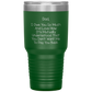 Dad 30oz Tumbler, Dad I Owe You So Much And Love How It's Mutually Understood, Black Insulated Cup Gifts For Father From Daughter Son