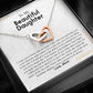 To My Daughter Necklace From Mom - Necklaces For Daughter From Mom, Mother Daughter Necklace, Gifts For Daughters From Mothers, Jewelry Gift For Badass Daughter On Birthday, Christmas, Graduation