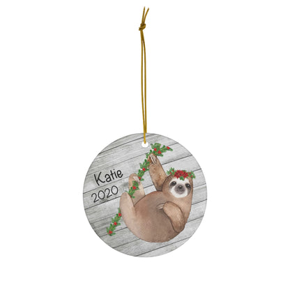 Round Ceramic Ornaments