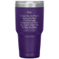 Dad 30oz Tumbler, Dad I Owe You So Much And Love How It's Mutually Understood, Black Insulated Cup Gifts For Father From Daughter Son