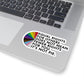 Kiss-Cut Stickers 1 Pcs Sticker Decor Equal rights for others does not mean fewer rights for you sticker, It's not pie sticker Equality sticker Sticker size custom Sticker for Laptop Decal Wall Laptop Bumper Sticker fu