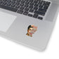 1 Pcs Sticker Decor Frida Kahlo Quote Sticker, Feminist Sticker, Frida sticker, Frida Kiss-Cut Stickers size custom Sticker for Laptop Decal Wall Laptop Bumper Sticker, car, Waterproof, Hydroflask, Ce