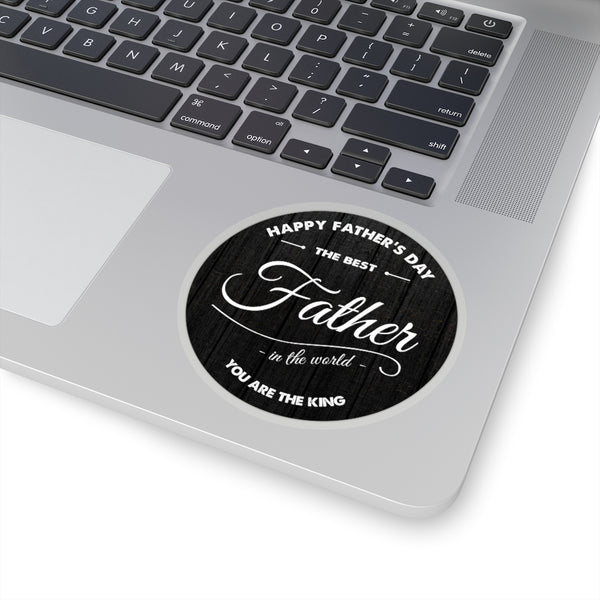 1 Pcs Sticker Decor Gifts Best Father Happy Father's Day Stickers, Seals Labels Daddy, Dad, Father Vintage Sticker Size Custom Sticker for Laptop Decal Wall Laptop Bumper Sticker Fathers Day