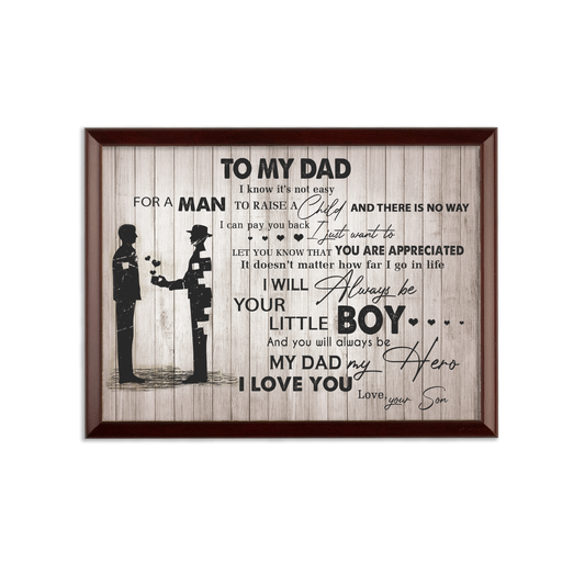 To My Dad person To My Daddy pb wooden