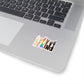 1 Pcs Sticker Decor Be Kind Sign Language Vinyl Waterproof Sticker Kindness Diversity Kiss-Cut Stickers | Pride | Rainbow | LGBTQ | Sticker size custom Sticker for Laptop Decal Wall Laptop Bumper Stic fixx