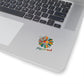 1 Pcs Sticker Decor Daisy Peace Sign Hippie Soul Sticker, Flower Hippie Soul Sticker, Hippie Soul Sticker, Flower Lovers Gifts Sticker, Hippie Sticker Sticker size custom Sticker for Laptop Decal Wall Kiss-Cut Stickers