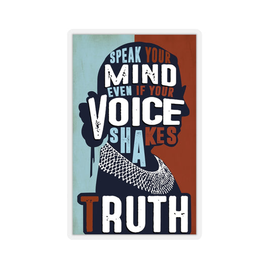 1 Pcs Sticker Decor Ruth Bader Ginsburg Quote Kiss-Cut Stickers, Notorious RBG Sticker Laptop Decal, Stickers for Hydroflask, Ruth Bader Ginsburg size custom Sticker for Laptop Decal Wall Laptop Bumpe ASIN: B08XTGY4V7