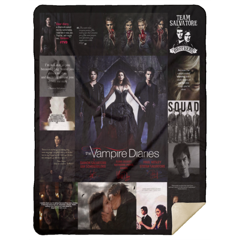 Gifts Blanket The Vampire Diaries Version 2 -Fans Made Quilt,Fleece Blanket, Fleece Blanket. Personalized Blankets Photo Blanket Sherpa Blanket Gift for Family Awesome Decor Home ASIN: B08G8Y9GX2