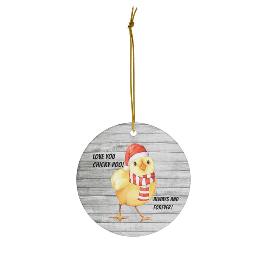 Round Ceramic Ornaments