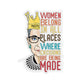 1 Pcs Sticker Decor Ruth Bader Ginsburg Quote Kiss-Cut Stickers, Notorious RBG Sticker Laptop Decal, Stickers for Hydroflask, Feminist Sticker, Supreme Court Size Custom Sticker for Laptop Decal Wall