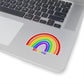 1 Pcs Sticker Decor Be Kind Rainbow Vinyl Waterproof Sticker Kindness Diversity Kiss-Cut Stickers | Pride | Rainbow | LGBTQ | Sticker size custom Sticker for Laptop Decal Wall Laptop Bumper Sticker, c