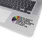 Kiss-Cut Stickers 1 Pcs Sticker Decor Equal rights for others does not mean fewer rights for you sticker, It's not pie sticker Equality sticker Sticker size custom Sticker for Laptop Decal Wall Laptop Bumper Sticker fu