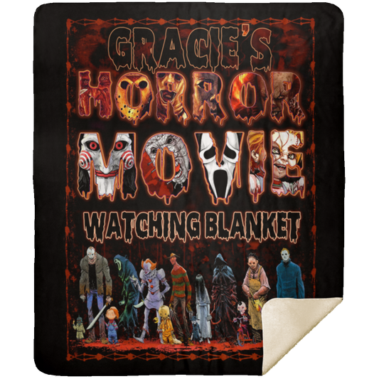 Gracie’s     114-7896258-5881046 MSHM Premium Mink Sherpa Blanket 50x60