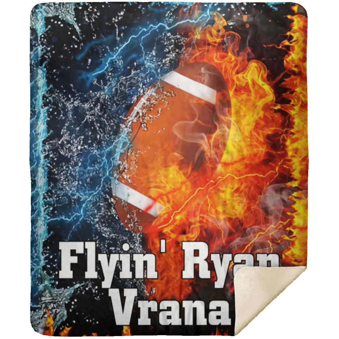 Flyin' Ryan Vrana 112-8568717-6544250 sherpa 56 MSHM Premium Mink Sherpa Blanket 50x60