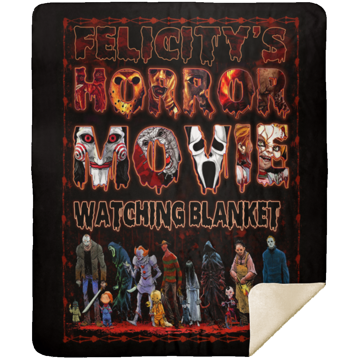 Felicity's MSHM Premium Mink Sherpa Blanket 50x60