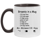 Wowaccentcosalerphequa_173 gift Brownie In A Mug Ceramic Accent Mug – How to Make Brownie Cute Recipe Mug On