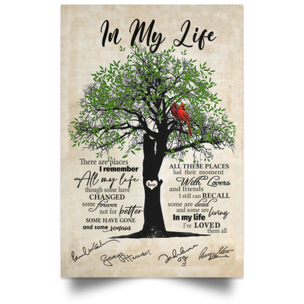 CANPO15_Portrait_Canvas_ArtTemplate_2020 (1) Decorative Wall Murals Lifestyle The Beatles in My Life There are Places I Remember All My Life Family Friend Gift Unisex, Awesome Birthday Gift Decor Bedroom, Living Room Print