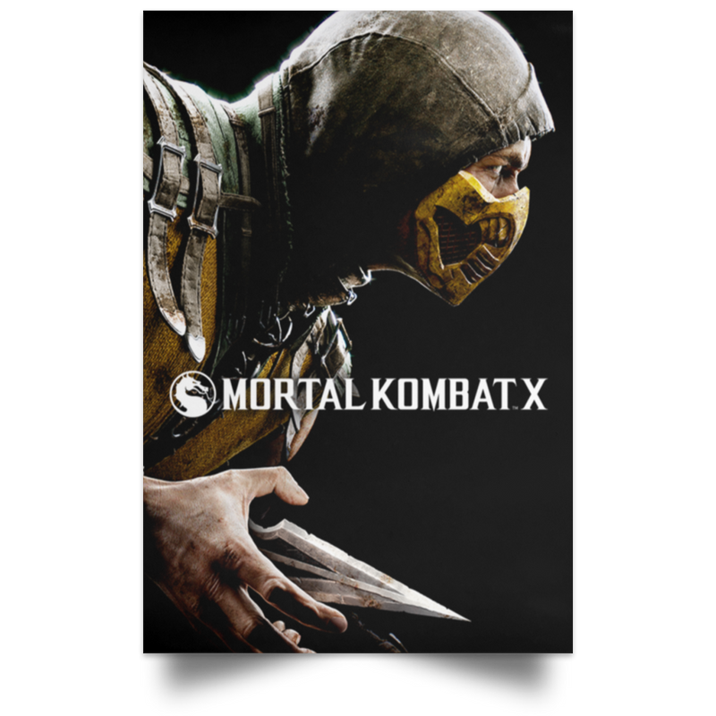 Mortal Kombat X Poster 2019 Scorpion Ninja fans Decor Room High Quality Prints .