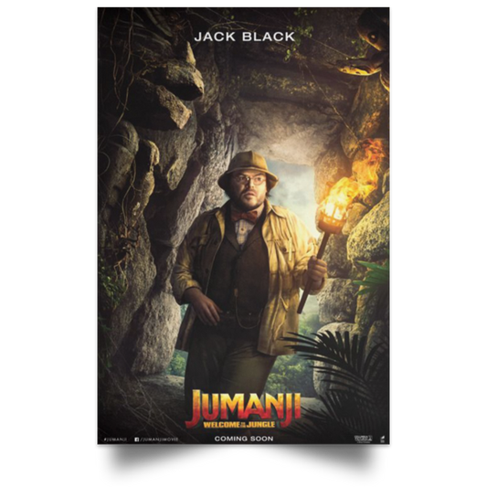 NEW Jumanji 3 Poster 2019 Jack Black Welcome to the Jungle High Quality Prints .
