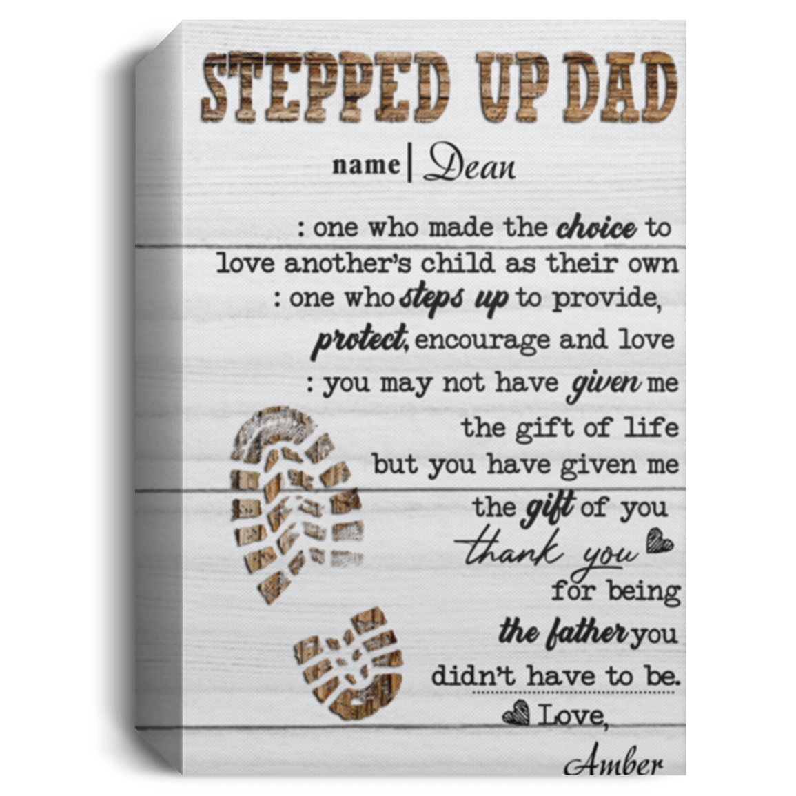 3. 8x12 Amber 111-4521921-0322615 CANPO15 Deluxe Portrait Canvas 1.5in Frame