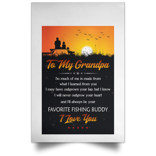 POSTER-MUG-TO MY GRANDAMA SO MUCH OF ME POSPO Satin Portrait Poster