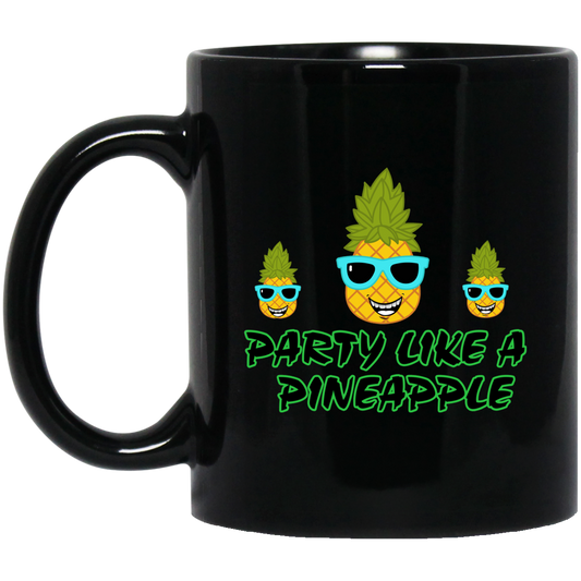 Party Like A Pineapple Love Thug Pine Funny Tropical Fruit Tee Top