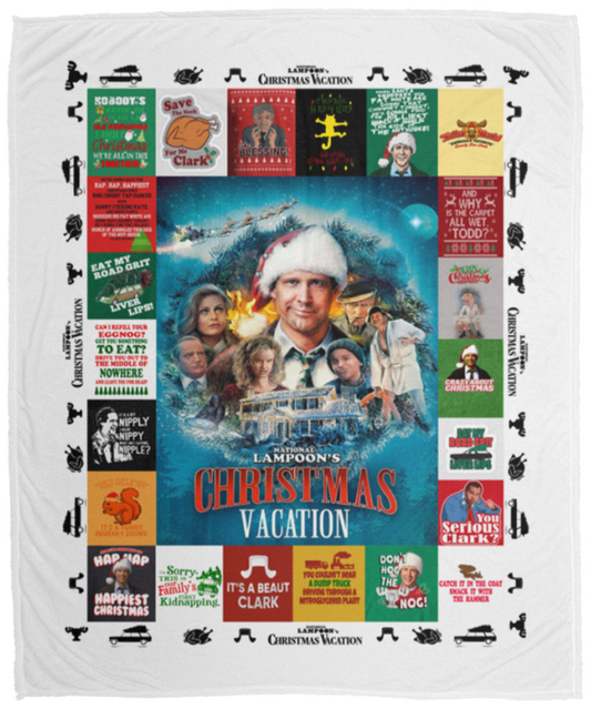 Gifts Blanket National Lampoon's Christmas Vacation Cozy Plush Fleece Blanket Size 50x60 inch Gift for Family Awesome Decor Home chuan nhat VPM Cozy Plush Fleece Blanket - 50x60