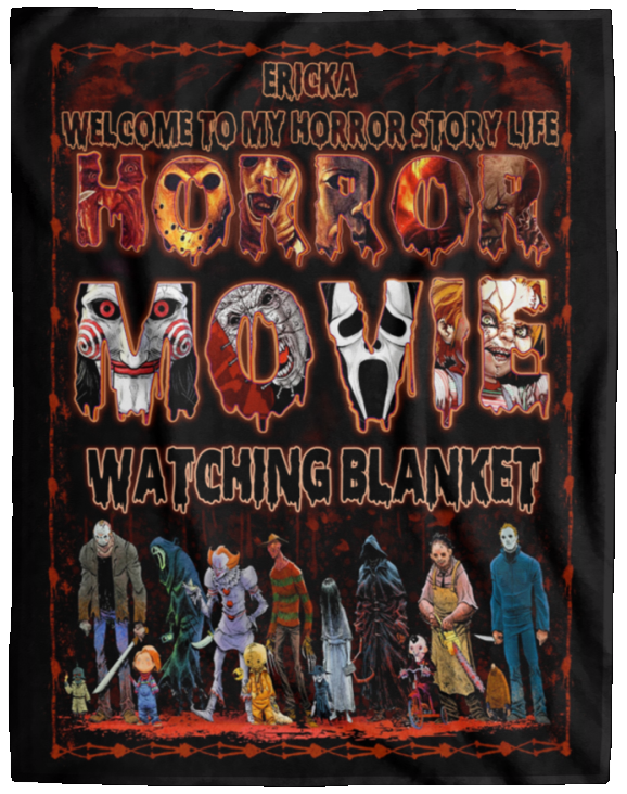 Welcome to my Horror Story Life     114-4762047-9855466 VPL Cozy Plush Fleece Blanket - 60x80