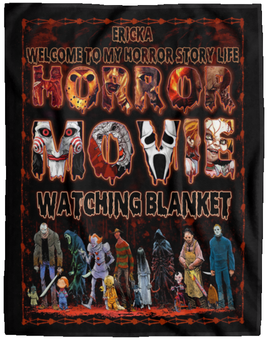Welcome to my Horror Story Life     114-4762047-9855466 VPL Cozy Plush Fleece Blanket - 60x80