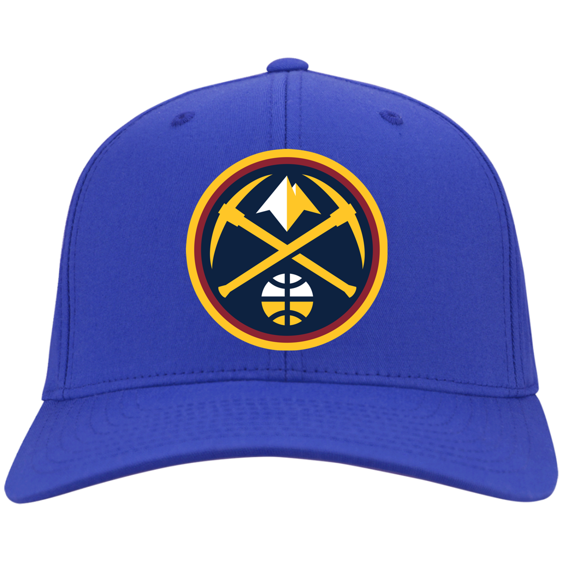 Denver Nuggets LOGO HATS Basketball Team  Black One Size Fits NEW Brand .