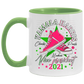 Porcelain Cup Kamala Harris Madame Vice President Chucks and Pearls Aka Sorority 1908 Accent Mug 2 Side, 11 oz White - Light Green Accent Mug Gift Family Unisex Awesome On Birthday, Christmas Gift Cap AM11OZ 11 oz. Accent Mug