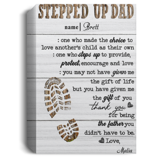 Malia  13 stepdad CANPO15 Deluxe Portrait Canvas 1.5in Frame