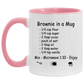 Wowaccentcosalerphequa_173 gift Brownie In A Mug Ceramic Accent Mug – How to Make Brownie Cute Recipe Mug On