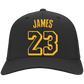 Lebron Jame 23 LOGO HATS Basketball Member Los Angeles Lakers Black One Size Fit .