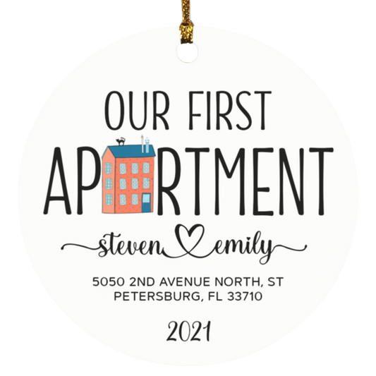 Steven & Emily SUBORNC Circle Ornament