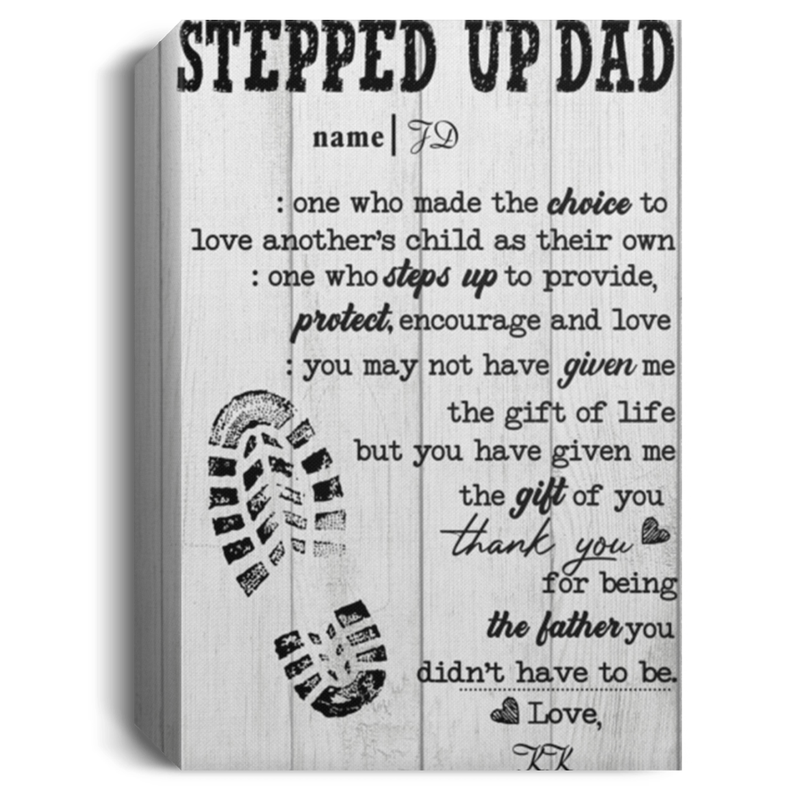 Canvas 8x12 KK 111-1480668-3804247 CANPO15 Deluxe Portrait Canvas 1.5in Frame
