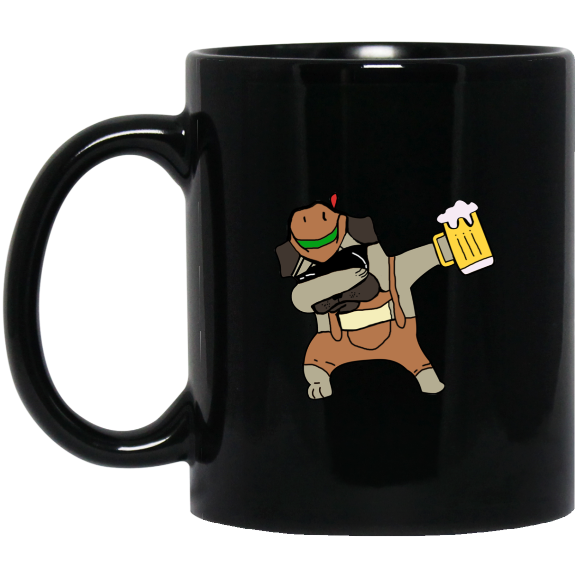 Dabbing Pug Shirt Oktoberfest 2018 Dog Drinking Beer Party