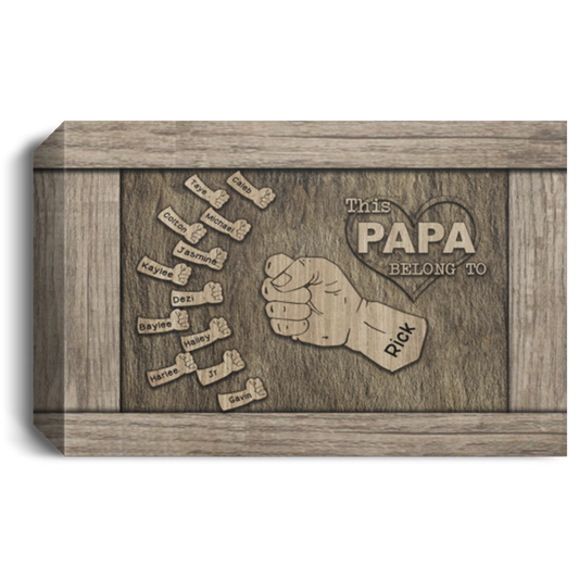 Papa cv1218 113-4924306-7837045 CANLA15 Deluxe Landscape Canvas 1.5in Frame