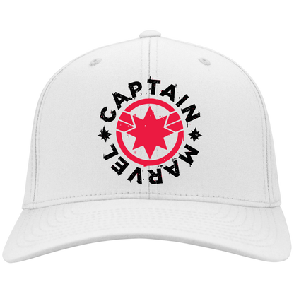 Captain Marvel White HATS Men Women Arvengers Fan One Size Fits NEW Brand .