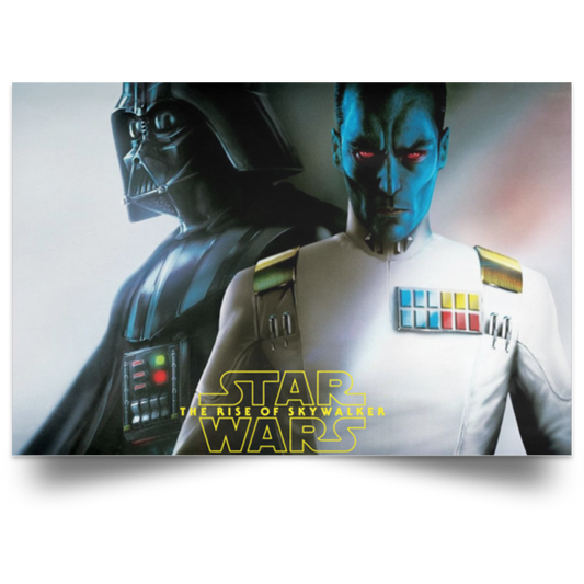 Star Wars 9 2019 Poster Darth Vader and Thrawn Decor Room High Quality Prints .