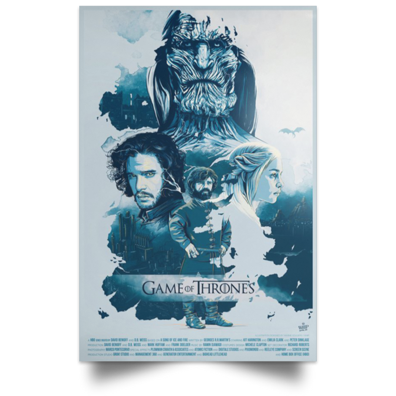 Game Of Thrones Poster Season 8 Series film NEW Decor Room High Quality Prints .