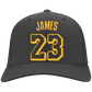 Lebron Jame 23 LOGO HATS Basketball Member Los Angeles Lakers Black One Size Fit .