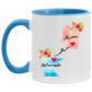 States Accent Mugs Arizona Minnesota Gifts - Long Distance State Coffee Mug - State To State - Away From Hometown Family - Moving Away Mug Gifts on Christmas, Birthday AM11OZ Accent Mug