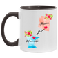 States Accent Mugs Arizona Minnesota Gifts - Long Distance State Coffee Mug - State To State - Away From Hometown Family - Moving Away Mug Gifts on Christmas, Birthday AM11OZ Accent Mug