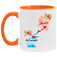 States Accent Mugs Arizona Minnesota Gifts - Long Distance State Coffee Mug - State To State - Away From Hometown Family - Moving Away Mug Gifts on Christmas, Birthday AM11OZ Accent Mug