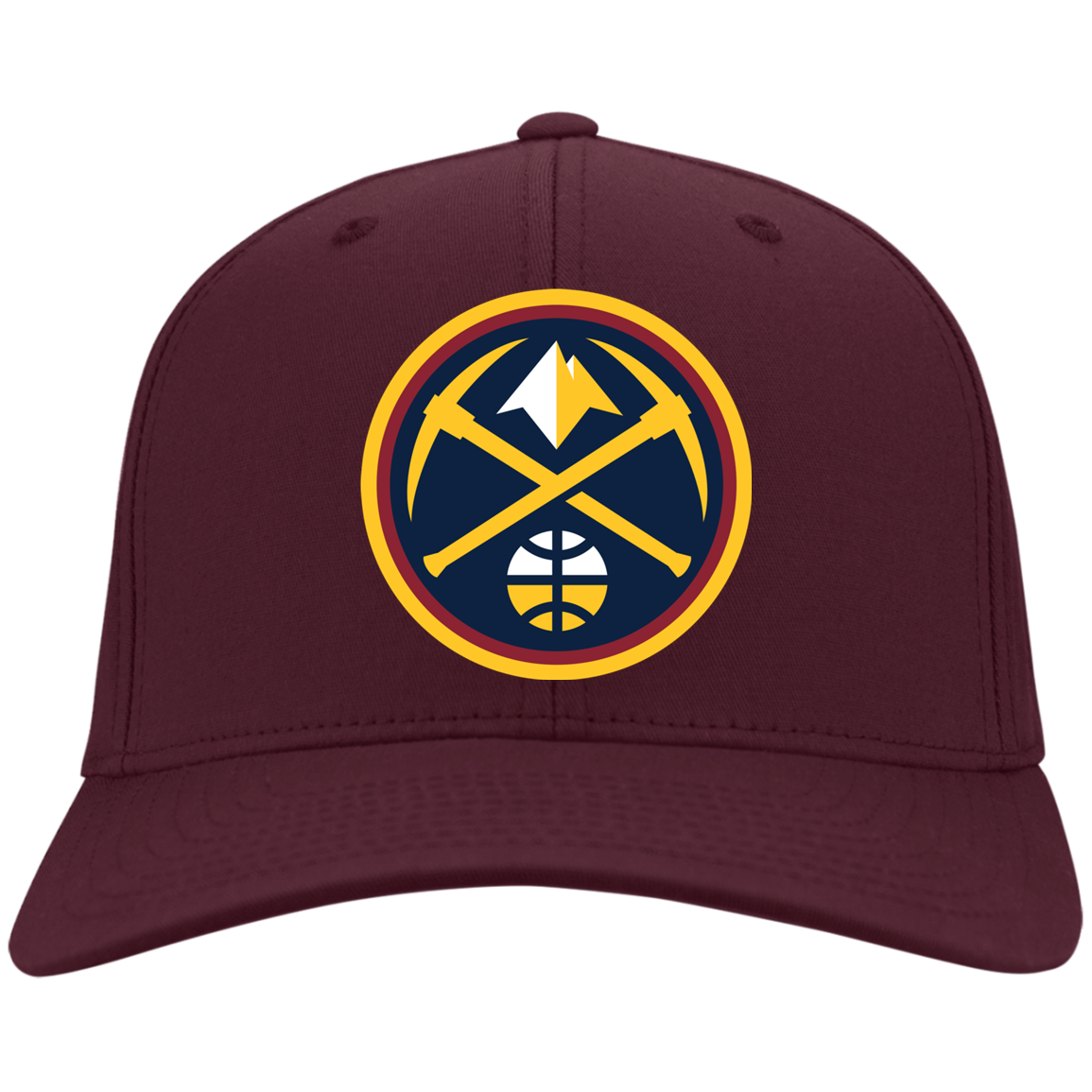 Denver Nuggets LOGO HATS Basketball Team  Black One Size Fits NEW Brand .