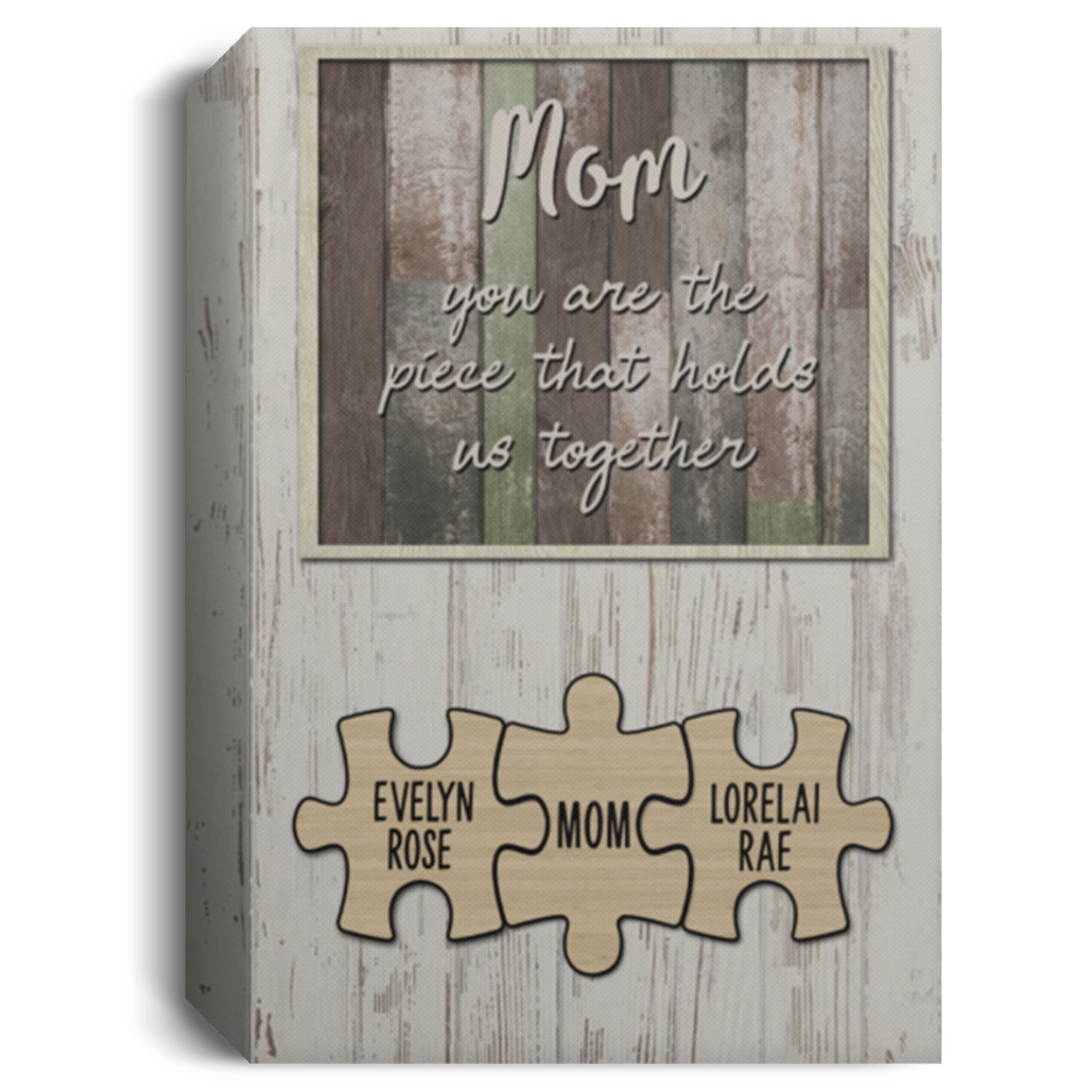 Evelyn Rose , Lorelai Rae da fixx 8x12 Mom and child CANPO15 Deluxe Portrait Canvas 1.5in Frame